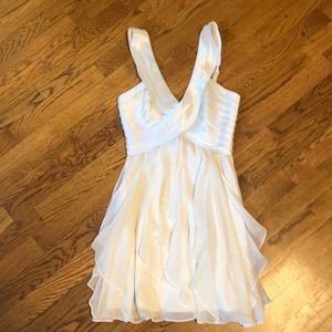 White BCBG maxazria cocktail dress